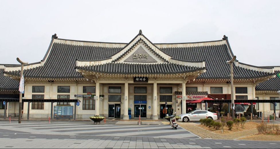 KTX train station in Busan, Korea